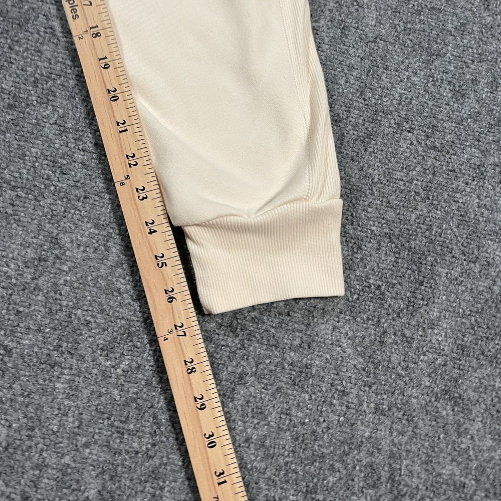 Universal Thread High Rise Jogger Womens XS Cream Off White Sweatpants Lounge - Picture 5 of 8
